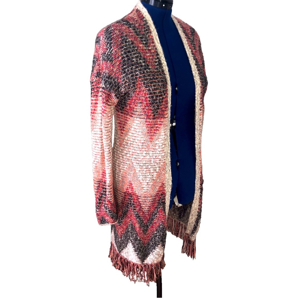 🌷Lucky Brand Boho open front Cardigan